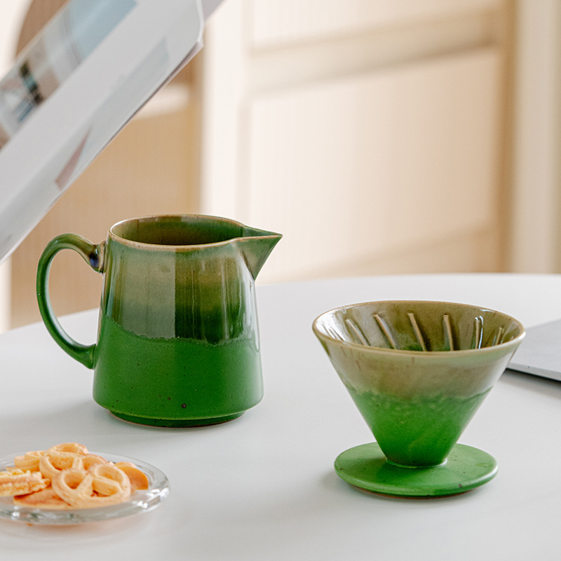 Dosing Funnel Ring - 430ml Ceramic Pour Over Coffee Dripper