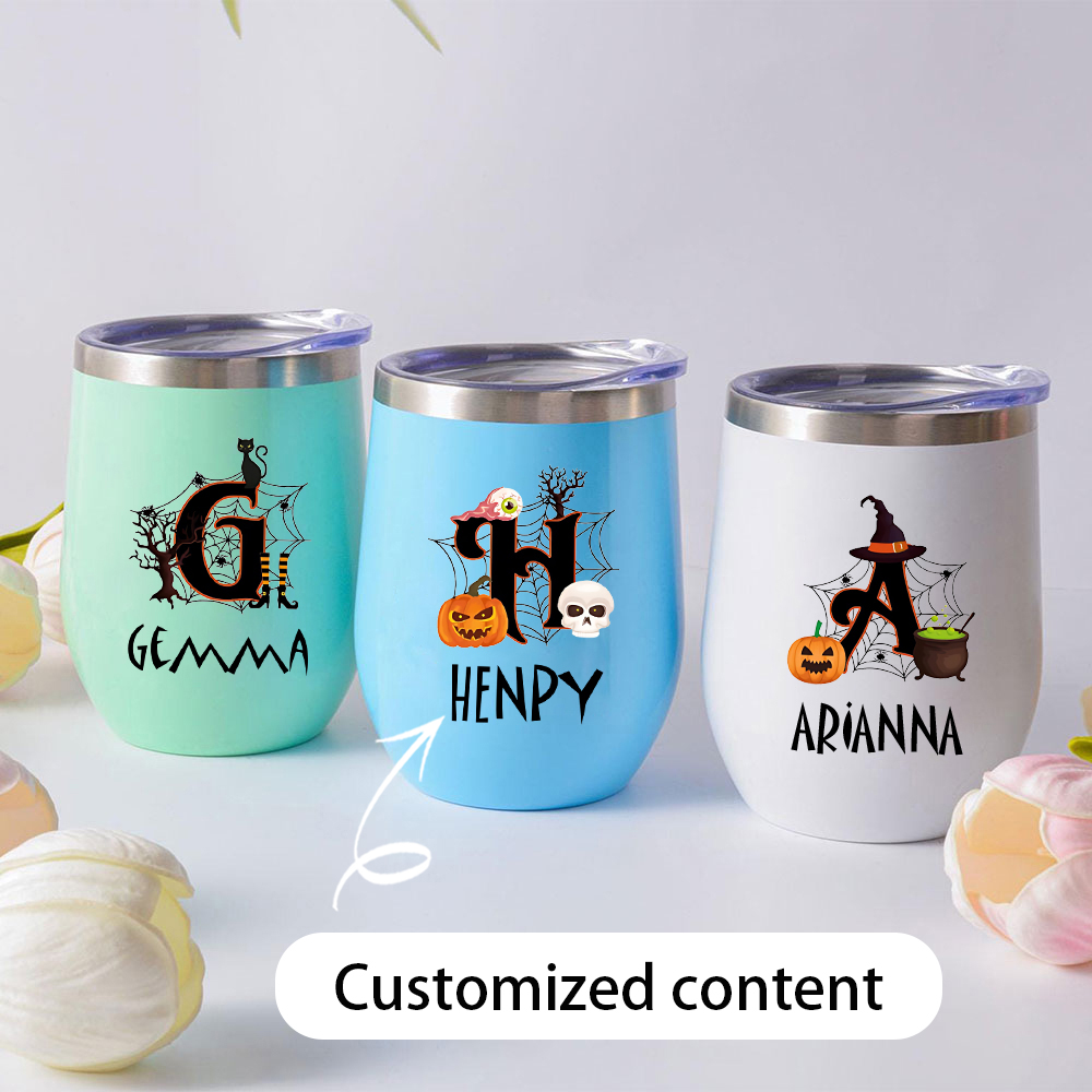 Coffee Equipment Used - Halloween Stainless Steel Water Cup Customizable
